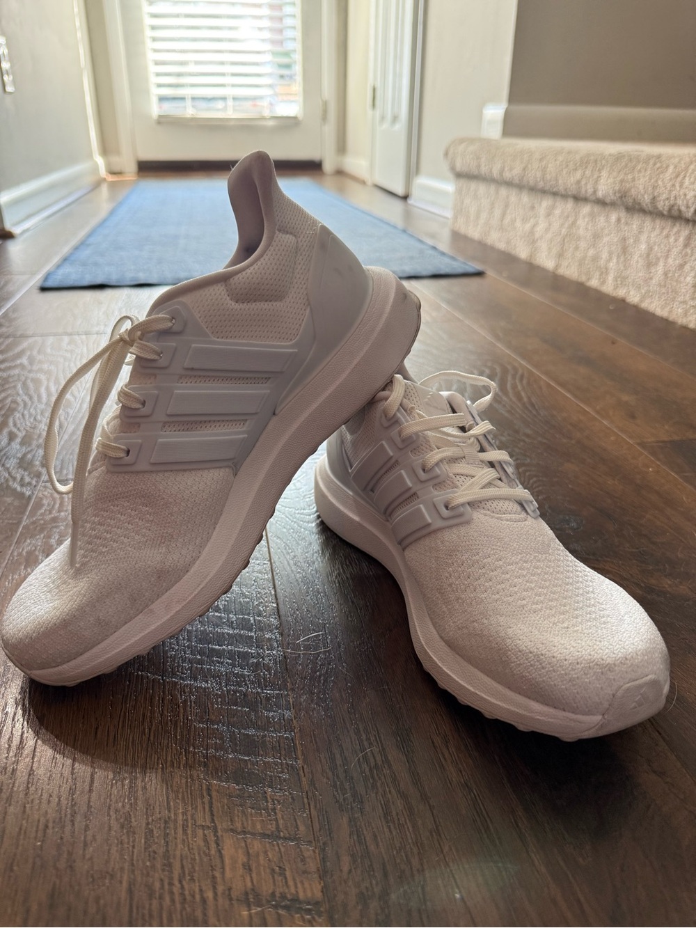 Women's Adidas White Athletic Running Shoes